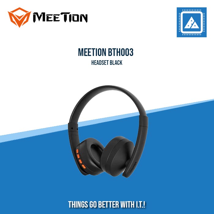 MEETION BTH003 BLUETOOTH TELEPHONY HEADSET BLACK MEETION BTH003 BLUETOOTH TELEPHONY HEADSET BLACK